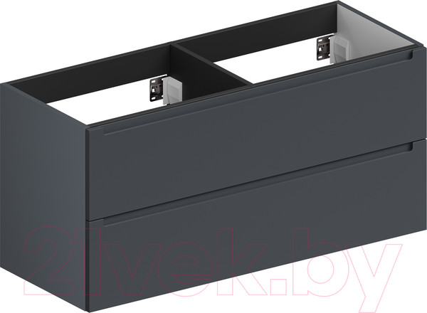 Изображение товара Тумба под умывальник ЗОВ Дион 120 / D120LAFM7015MKV5 (графит матовый)