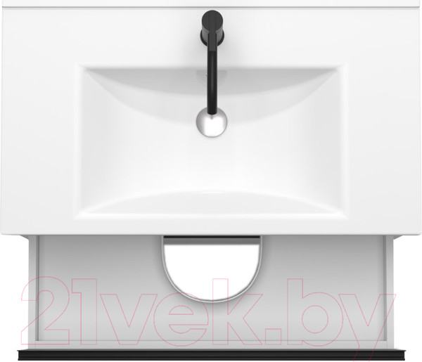 Изображение товара Тумба под умывальник ЗОВ Парма 70 / P70LWP0MWMC1B (белый матовый)