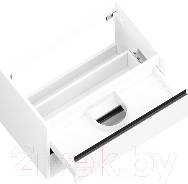 Изображение товара Тумба под умывальник ЗОВ Парма 80 / P80LWP0MWMC1B (белый матовый)