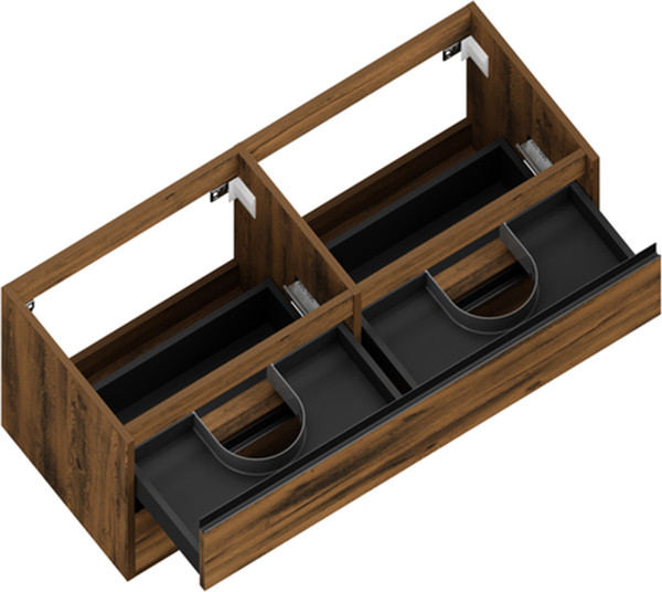 Изображение товара Тумба под умывальник ЗОВ Парма 120 / P120LA0MAMC1B (аттик)