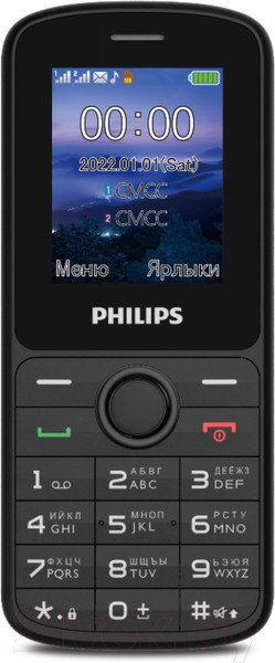 Изображение товара Мобильный телефон Philips Xenium E2101 (черный)