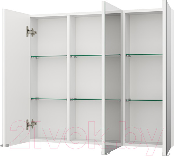 Изображение товара Шкаф с зеркалом для ванной Misty Аура 90 / Э-Аур02090-01