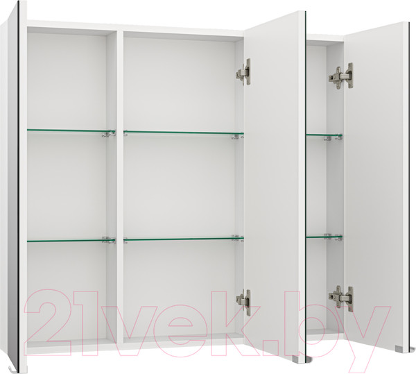 Изображение товара Шкаф с зеркалом для ванной Misty Аура 90 / Э-Аур02090-01