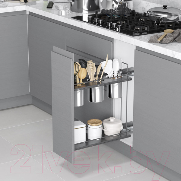 Изображение товара Бутылочница Starax 250 S-2652-A (правое крепление, антрацит)