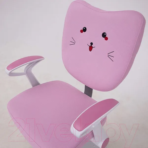 Изображение товара Кресло детское AksHome Catty White (котенок розовый)