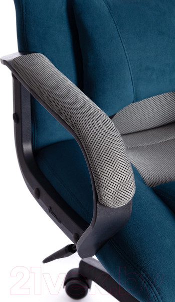 Изображение товара Кресло геймерское Tetchair Driver флок (ткань синий/серый 32/TW-12)