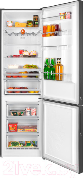 Изображение товара Холодильник с морозильником Maunfeld MFF200NFSBE