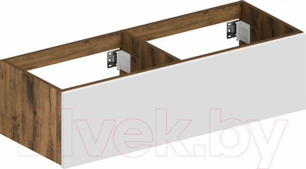 Изображение товара Тумба под умывальник ЗОВ Кито 120 / K120LA0MWMC (аттик/белый матовый)