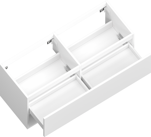 Изображение товара Тумба под умывальник ЗОВ Кито-2 120 / 2K120LW0MWMC (белый матовый)