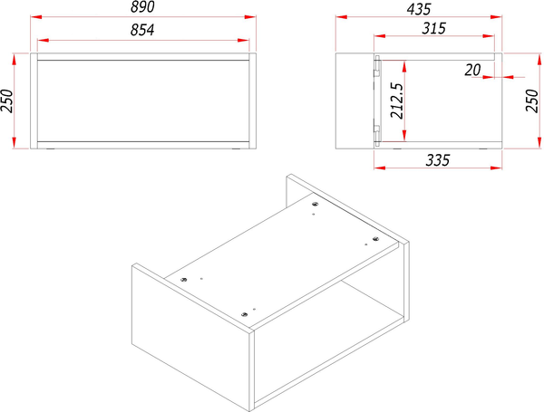 Изображение товара Тумба под умывальник ЗОВ Кито-2 90 / 2K90LW0MRMC (белый/тростник)