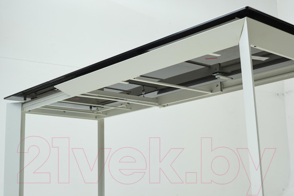 Изображение товара Обеденный стол M-City Cremona 160 KL-188 / DECDF501TKL188WHT160 (контрастный мрамор/белый)