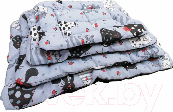 Изображение товара Матрас для животных Happy Friends Коты серые №4 / stm 577