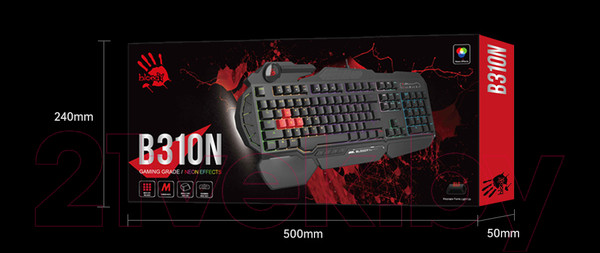 Изображение товара Клавиатура A4Tech Bloody B310N