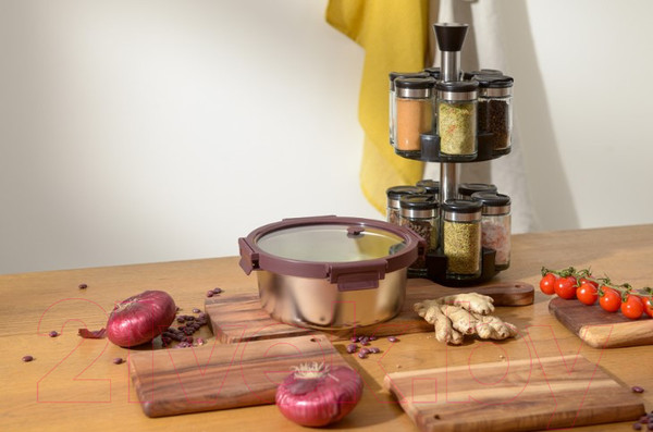 Изображение товара Ланч-бокс Smart Solutions SFE-SS-LB-ST-GLS-PL-1.5 (сливовый)