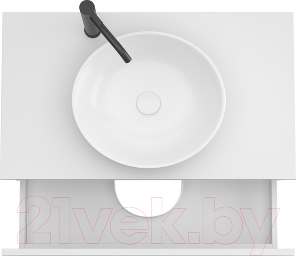 Изображение товара Тумба под умывальник ЗОВ Кито 100 / K100LW0MWM (белый матовый)