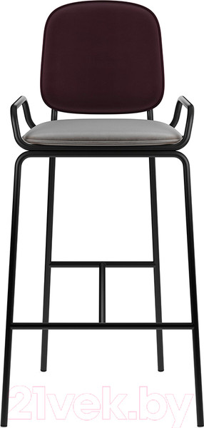 Изображение товара Стул барный Latitude Ror 2 Frame / RORBCH2FRBKVLRDPRPLWGR (черный/пурпурный/серый)