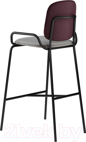 Изображение товара Стул барный Latitude Ror 2 Frame / RORBCH2FRBKVLRDPRPLWGR (черный/пурпурный/серый)