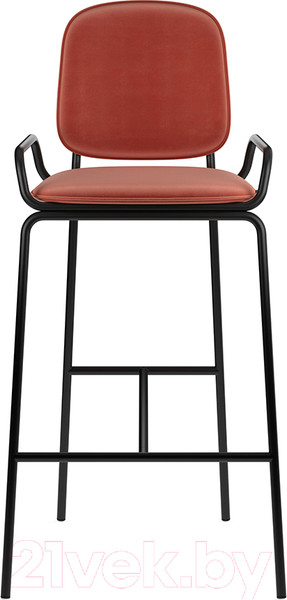 Изображение товара Стул барный Latitude Ror 2 Frame / RORBCH2FRBKVLRDRD (черный/темно-красный)