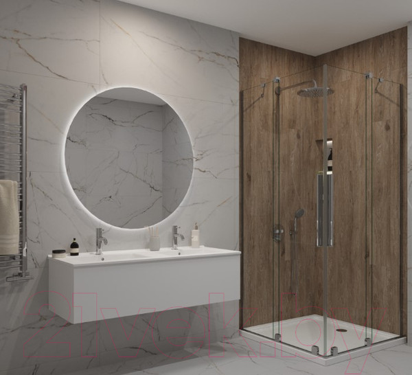 Изображение товара Тумба под умывальник ЗОВ Кито 120 / K120LW0MWM (белый матовый)