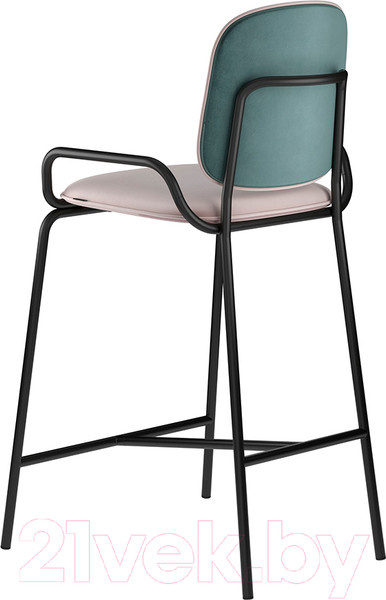 Изображение товара Стул барный Latitude Ror 2 Frame / RORBSCH2FRBKVLRGRNPK (черный/зеленый/розовый)