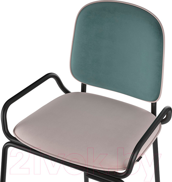 Изображение товара Стул барный Latitude Ror 2 Frame / RORBSCH2FRBKVLRGRNPK (черный/зеленый/розовый)