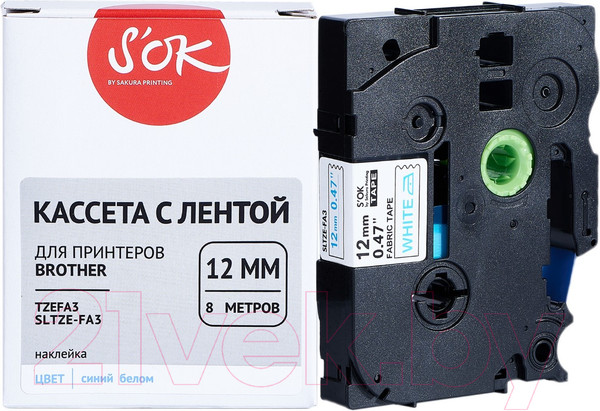 Изображение товара Картридж-лента S'OK SLTZEFA3 (с лентой)