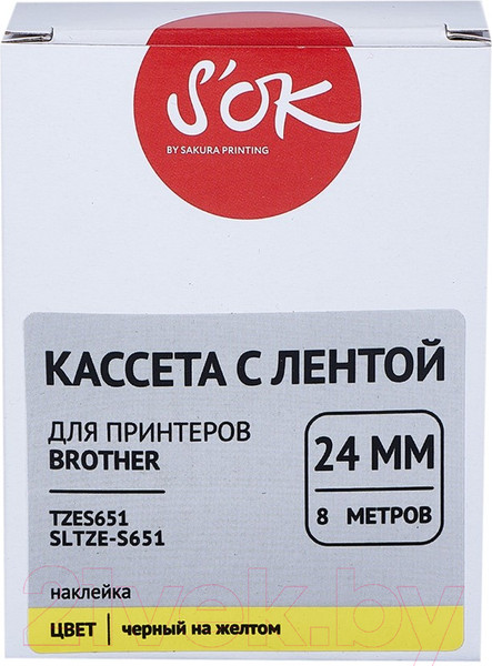 Изображение товара Картридж S'OK SLTZES651 (с лентой)