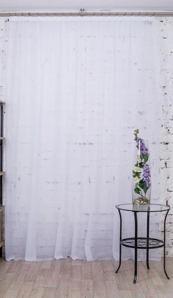 Изображение товара Гардина Модный текстиль 112MTWH3001 (250x300, белый)