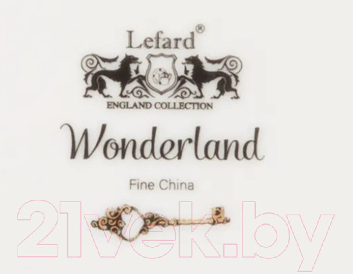 Изображение товара Тарелка закусочная (десертная) Lefard Wonderland. Сердце / 590-448