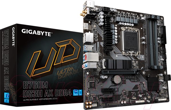 Изображение товара Материнская плата Gigabyte B760M DS3H AX DDR4