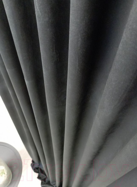 Изображение товара Комплект штор Модный текстиль 112MTBARHAT40 (250x150, 2шт, черный)