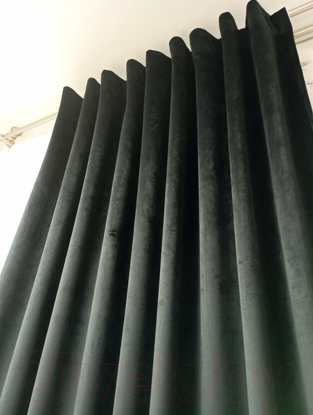 Изображение товара Комплект штор Модный текстиль 112MTBARHAT40 (260x250, 2шт, черный)