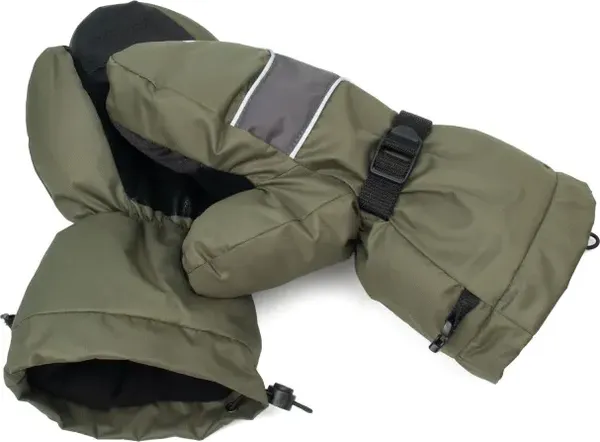 Изображение товара Варежки для охоты и рыбалки Сибирский Следопыт Snowmobil PF-GL20 (XL, черный/оливковый)