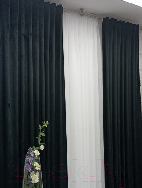 Изображение товара Штора Модный текстиль 112MTBARHAT40 (270x150, черный)