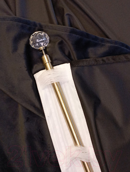 Изображение товара Штора Модный текстиль 112MTBARHAT40 (260x250, черный)