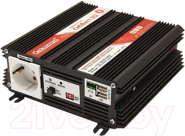 Изображение товара Автомобильный инвертор Сибконтакт СибВатт 312
