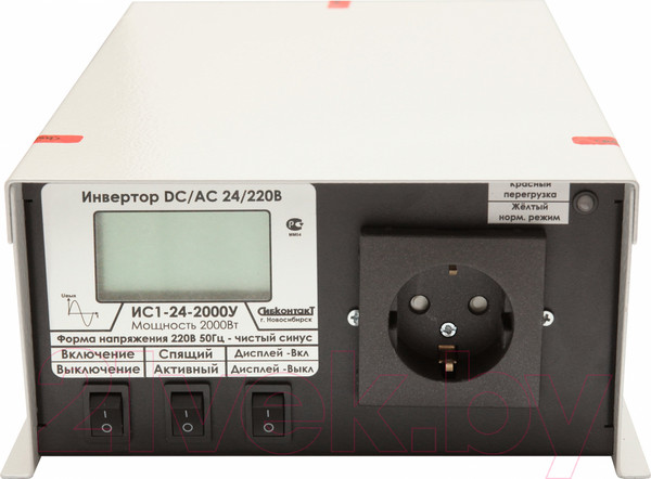 Изображение товара Автомобильный инвертор Сибконтакт ИС1-24-2000У