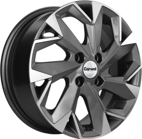 Изображение товара Литой диск Carwel Ильмень 1508 Vesta 15x6" 4x100мм DIA 60.1мм ET 50мм AGR