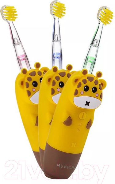 Изображение товара Детская звуковая зубная щетка Revyline RL025 / 6110 (желтый)