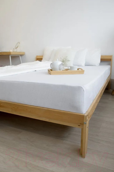 Изображение товара Простыня Casa Conforte 160x200x20 / 6183065 (белый)