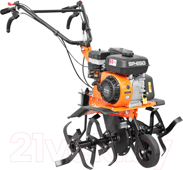 Изображение товара Мотоблок бензиновый Skiper SP-650 (8 л.с., без ВОМ, передач 1+1, поворотная ручка)
