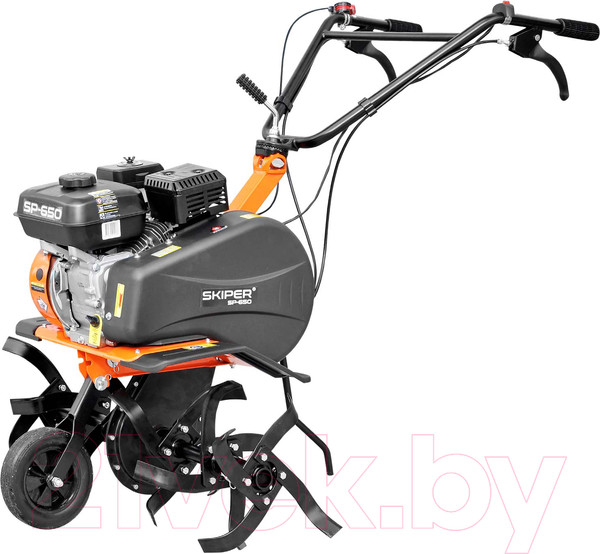 Изображение товара Мотоблок бензиновый Skiper SP-650 (8 л.с., без ВОМ, передач 1+1, поворотная ручка)