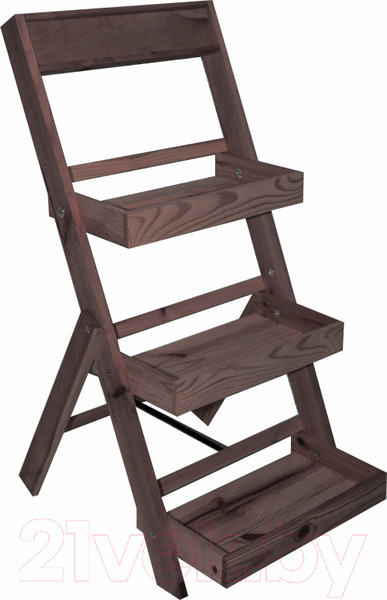 Изображение товара Стойка для цветов БСМ Каскад БСМ0007.01 (коричневый)