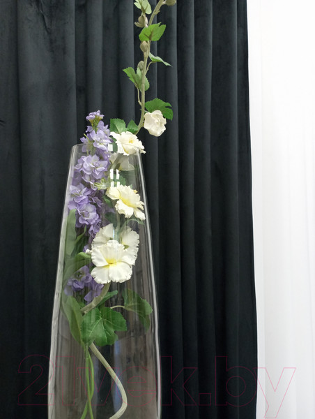 Изображение товара Комплект штор Модный текстиль 112MTBARHAT40 (270x250, 2шт, черный)