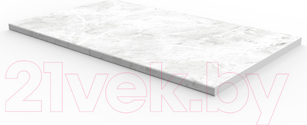 Изображение товара Кухонный гарнитур Интермебель Микс Топ-1 1.2м (дуб крафт золотой/графит серый/мрамор лацио белый)