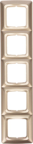 Изображение товара Рамка для выключателей и розеток Kranz KR-78-0319 (золотой металлик)