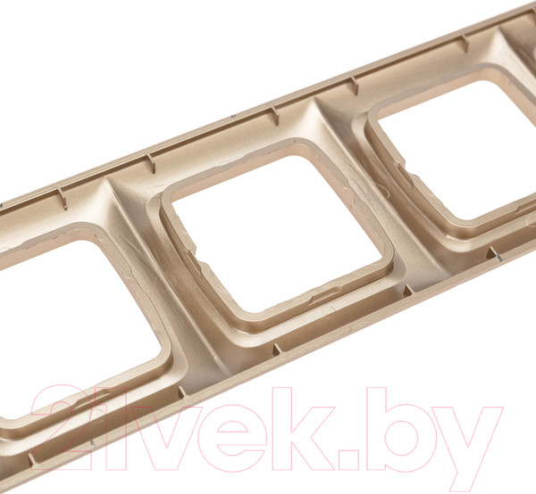 Изображение товара Рамка для выключателей и розеток Kranz KR-78-0319 (золотой металлик)