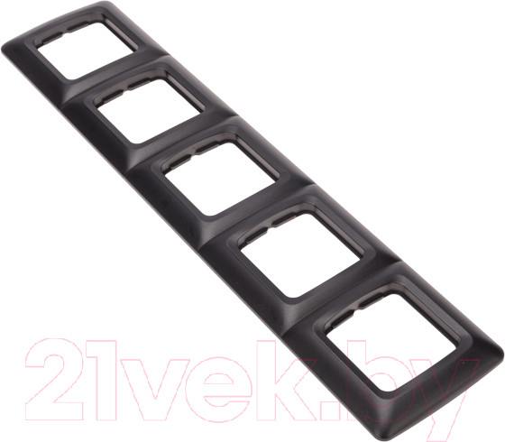 Изображение товара Рамка для выключателей и розеток Kranz KR-78-0349 (черный металлик)