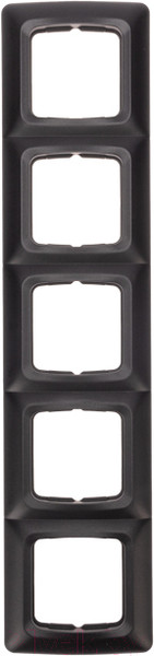 Изображение товара Рамка для выключателей и розеток Kranz KR-78-0349 (черный металлик)