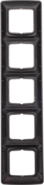 Изображение товара Рамка для выключателей и розеток Kranz KR-78-0349 (черный металлик)